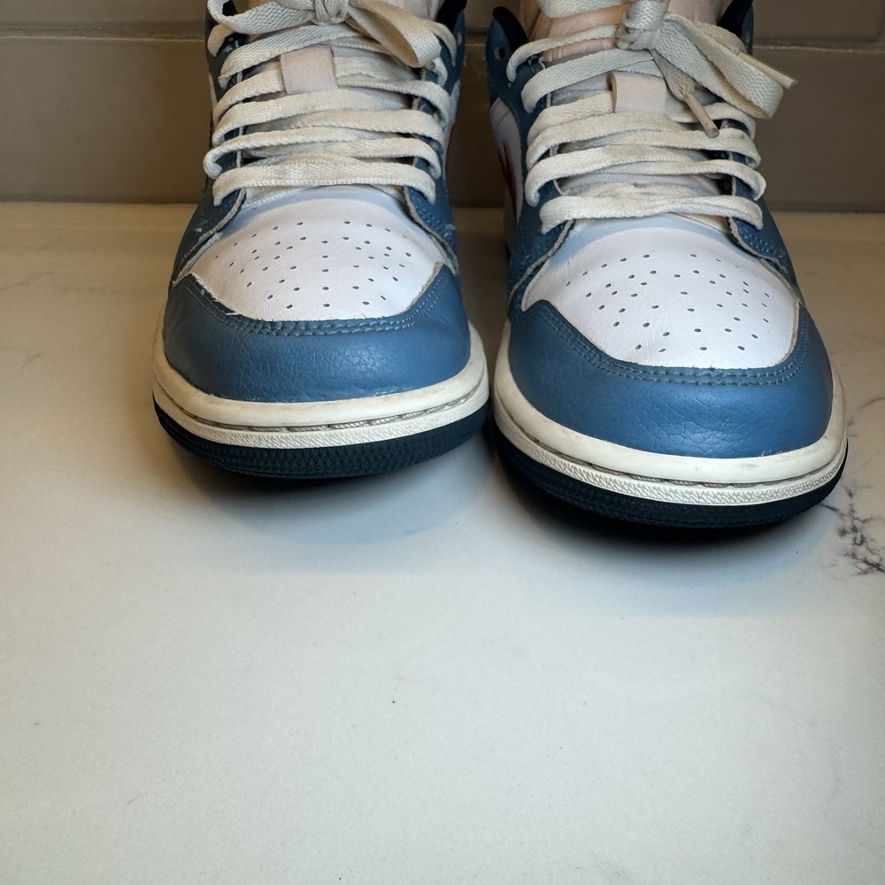 Nike Air Jordan 1 Retro Low SE Motion White Armory Navy HM3711-144 Men's Size 7 - Picture 6 of 16